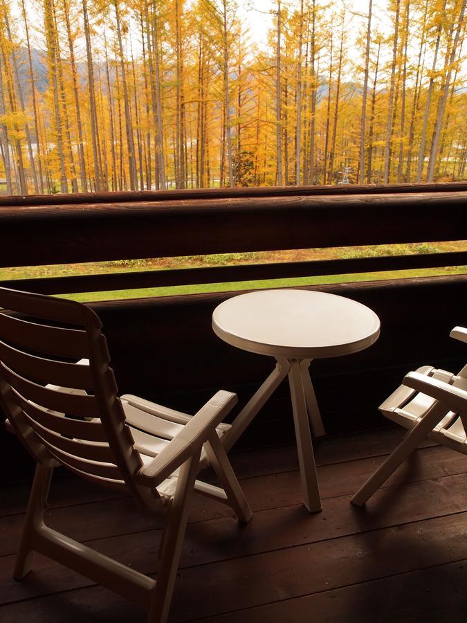 Log Hotel Larch Lake Kanayama Minamifurano Oda fotoğraf