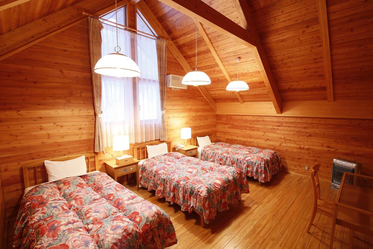 Log Hotel Larch Lake Kanayama Minamifurano Oda fotoğraf